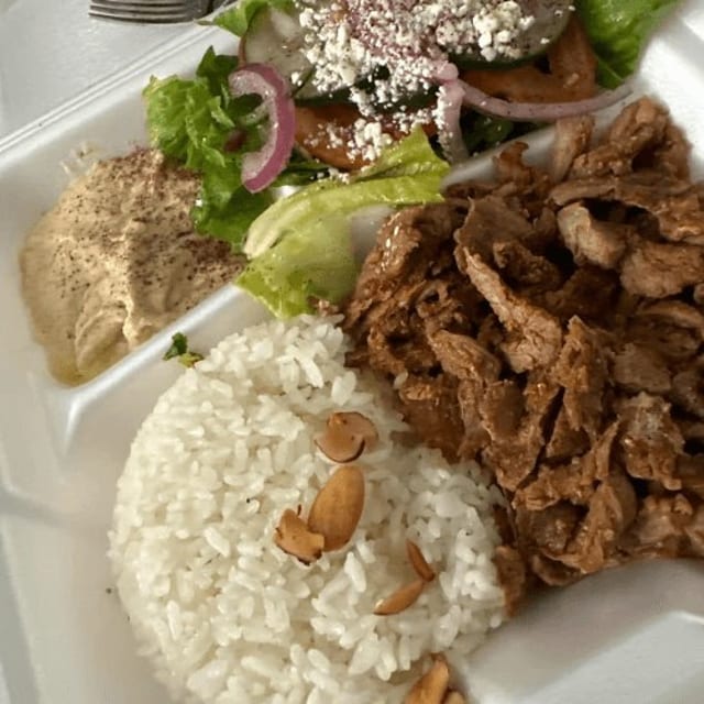 Tri-Tip Shawarma Plate.