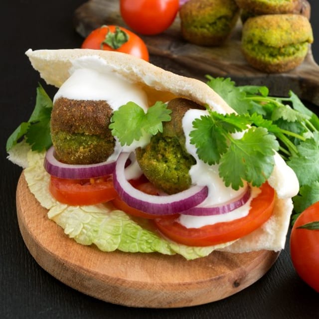 Falafel Sandwich.